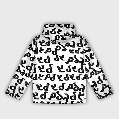 Женская ветровка Ъуъ съука надпись лого / 3D-Черный – фото 2