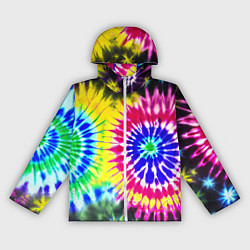 Женская ветровка Colorful floral composition - tie-dye