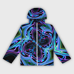 Женская ветровка Абстракция neon