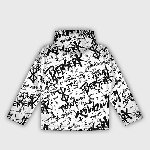 Женская ветровка Berserk tattoo mask / 3D-Белый – фото 2