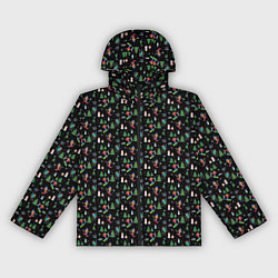 Женская ветровка Горнолыжный курорт паттерн