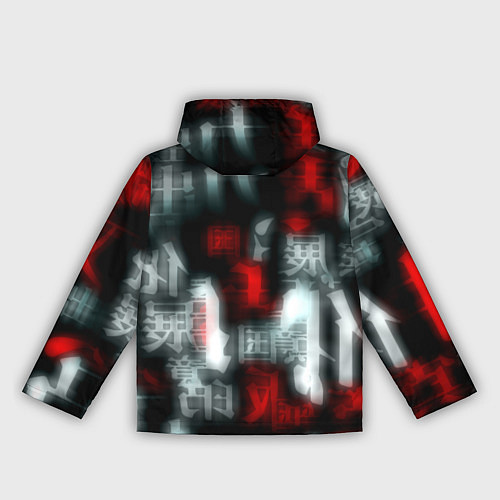 Женская ветровка Токийские мстители иероглифы мстителя / 3D-Черный – фото 2