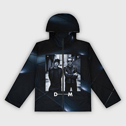 Ветровка с капюшоном женская Depeche Mode - Мартин и Дэйв, цвет: 3D-черный