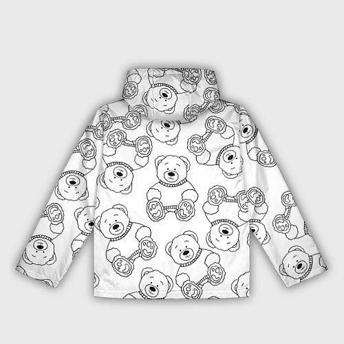 Женская ветровка Мишки из СССР / 3D-Белый – фото 2