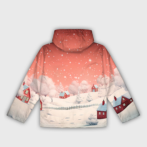 Женская ветровка Волшебство новогодней ночи / 3D-Черный – фото 2