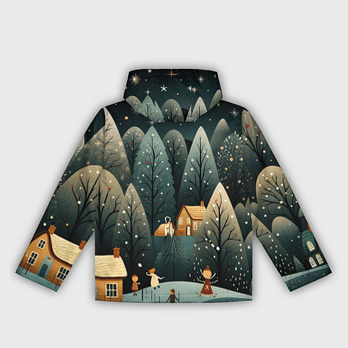 Женская ветровка Зимняя страна чудес / 3D-Белый – фото 2