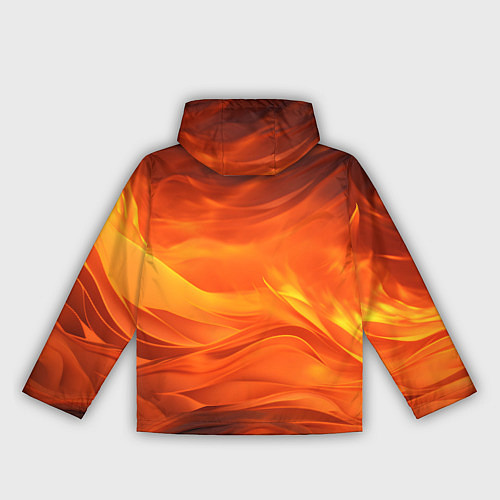 Женская ветровка Яркий огонь / 3D-Белый – фото 2