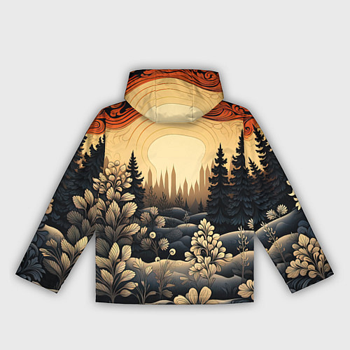 Женская ветровка Волшебные орнаменты / 3D-Белый – фото 2