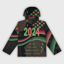 Женская ветровка 2024 абстрактный фон