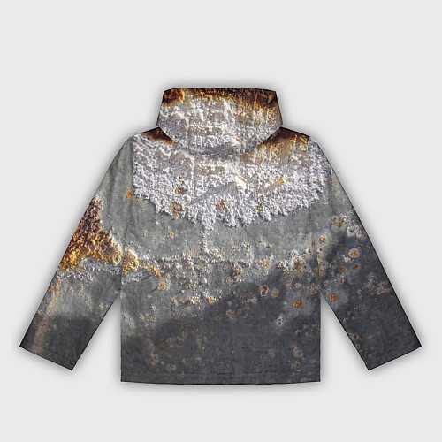 Женская ветровка Коррозия металла гранж текстура / 3D-Белый – фото 2