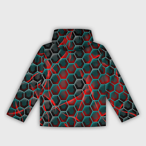 Женская ветровка Нано шестиугольник / 3D-Черный – фото 2