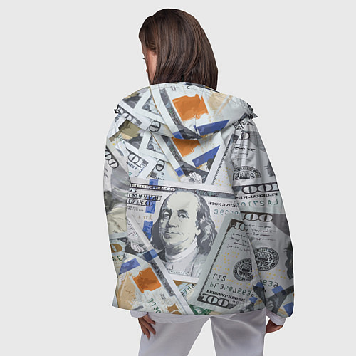 Женская ветровка Сто зеленых / 3D-Черный – фото 4