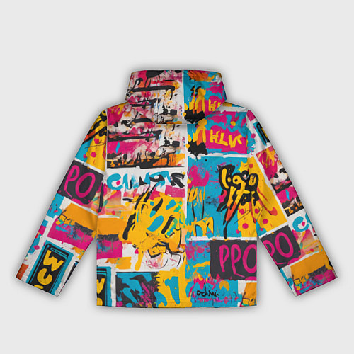 Женская ветровка В стиле поп арт / 3D-Черный – фото 2