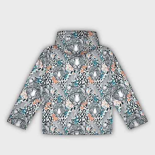 Женская ветровка Дикий тропический ягуар / 3D-Белый – фото 2