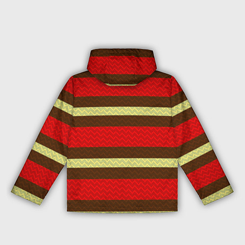 Женская ветровка Плетёная текстура змеиной расцветки / 3D-Черный – фото 2