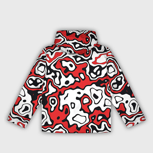 Женская ветровка Агрессивный яркий камуфляж / 3D-Белый – фото 2