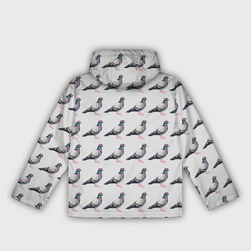 Женская ветровка Голуби воркуют / 3D-Белый – фото 2