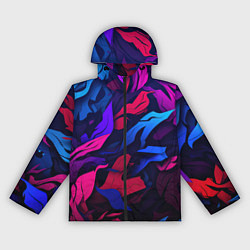 Женская ветровка Синие и фиолетовые яркие краски