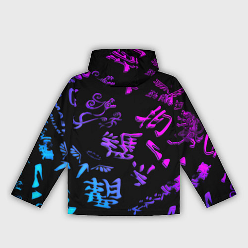 Женская ветровка Tokyos Revenge neon logo / 3D-Черный – фото 2