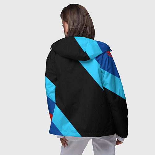 Женская ветровка BMW line / 3D-Черный – фото 4