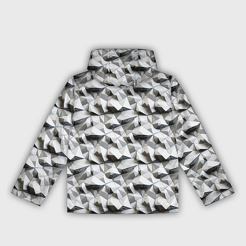 Женская ветровка Камни / 3D-Черный – фото 2