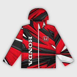 Ветровка с капюшоном женская Red sport - honda, цвет: 3D-белый