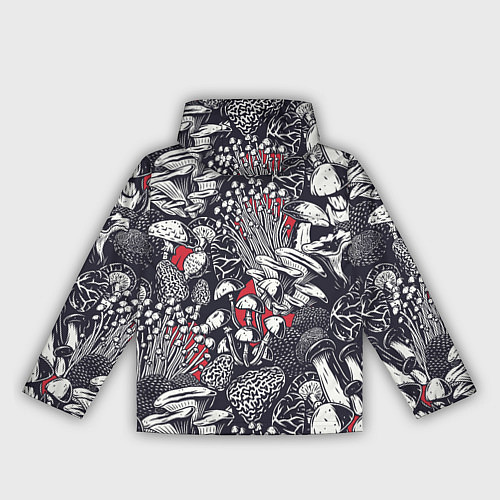 Женская ветровка Разные грибы / 3D-Белый – фото 2