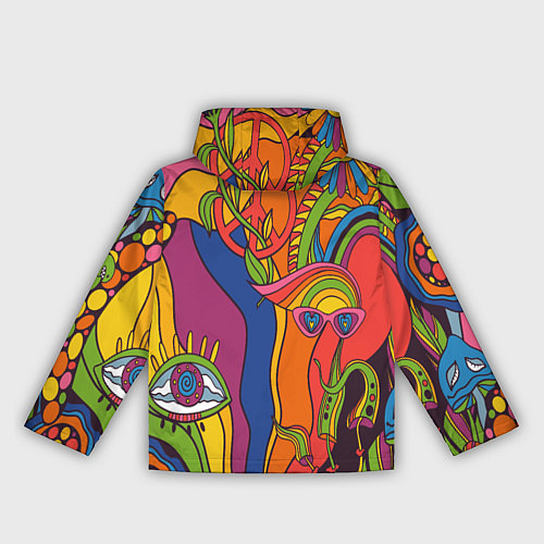 Женская ветровка Психоделика и третий глаз / 3D-Белый – фото 2