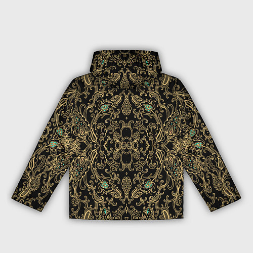 Женская ветровка Славянский этнический орнамент с позолотой / 3D-Белый – фото 2