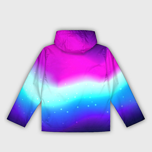 Женская ветровка Love death robots neon gradient serial / 3D-Белый – фото 2