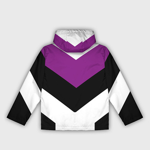 Женская ветровка Ретро спортивный костюм с полосами / 3D-Белый – фото 2