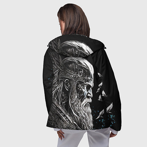 Женская ветровка Лидер викингов / 3D-Черный – фото 4