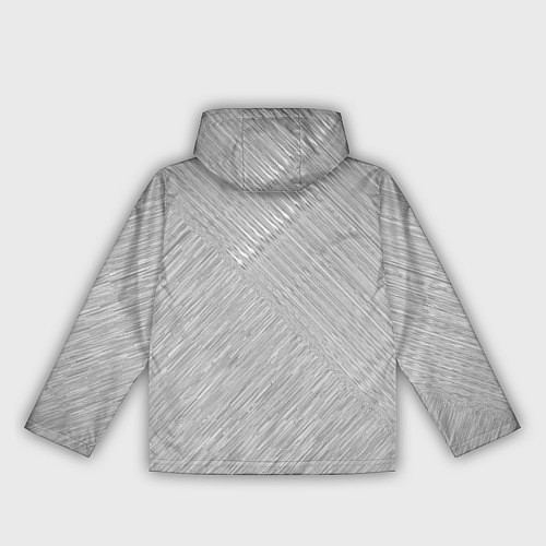 Женская ветровка Серый полосатый / 3D-Белый – фото 2