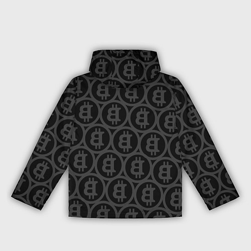 Женская ветровка Биткоин патерн / 3D-Белый – фото 2