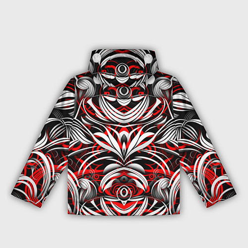 Женская ветровка Узоры паттерны / 3D-Черный – фото 2