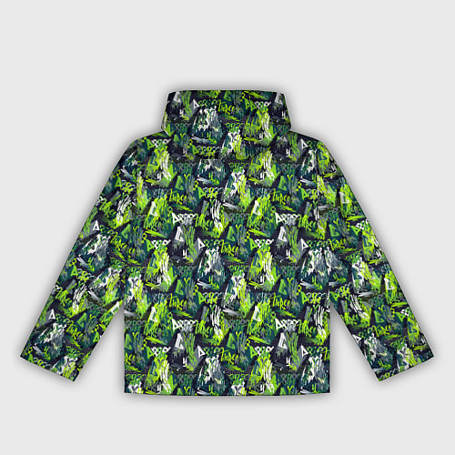 Женская ветровка Scribbled inscriptions / 3D-Белый – фото 2