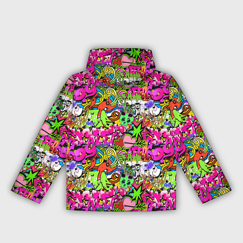 Женская ветровка Hip Hop Graffiti / 3D-Белый – фото 2