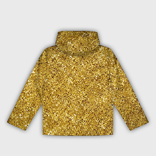 Женская ветровка Золотой волнистый с переливами / 3D-Черный – фото 2