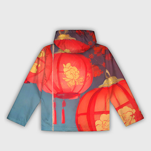 Женская ветровка Яркий китайский новый год / 3D-Белый – фото 2