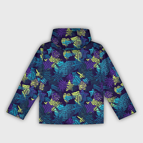 Женская ветровка Abstract vector pattern / 3D-Черный – фото 2