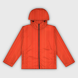 Ветровка с капюшоном женская Морковный полосатая рябь, цвет: 3D-черный