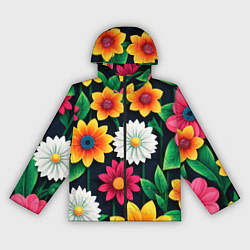 Женская ветровка Цветочный конtrast