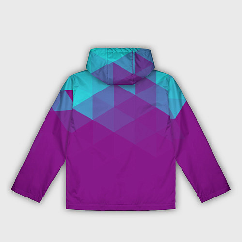 Женская ветровка Geometry polygonal psy / 3D-Черный – фото 2