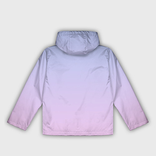 Женская ветровка Градиент лавандовый / 3D-Белый – фото 2