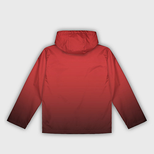 Женская ветровка Градиент клубнично-чёрный / 3D-Белый – фото 2