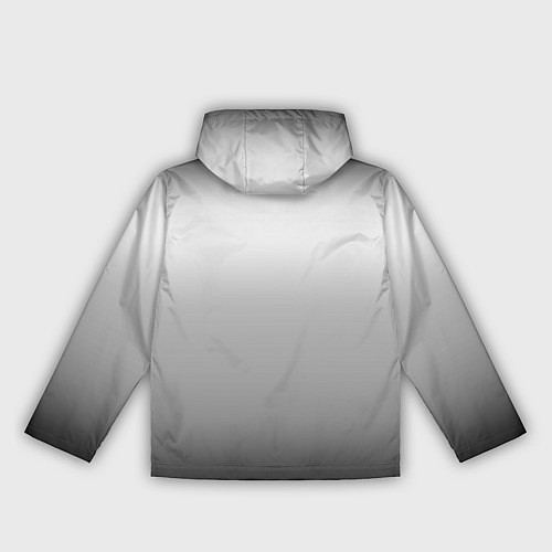 Женская ветровка Градиент чёрно-серый / 3D-Черный – фото 2