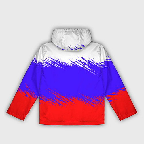 Женская ветровка Триколор штрихи / 3D-Белый – фото 2