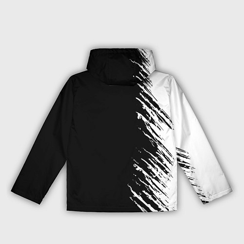 Женская ветровка Ведьмачьи знаки с подтеками / 3D-Черный – фото 2