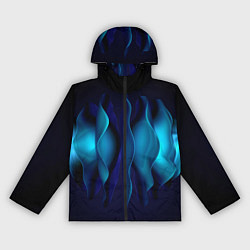 Ветровка с капюшоном женская Объемные пластины шаром, цвет: 3D-черный