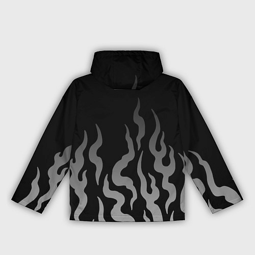 Женская ветровка Ведьмак- языки пламени / 3D-Белый – фото 2
